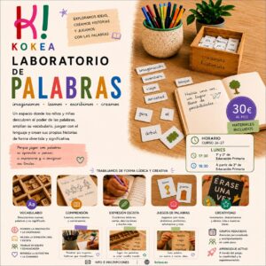 LABORATORIO DE PALABRAS KOKEA – CURSO 2026/2027