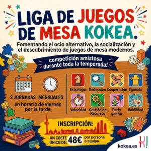 LIGA DE JUEGOS DE MESA KOKEA