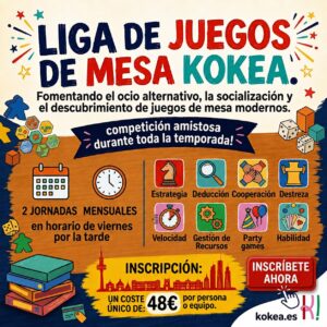LIGA DE JUEGOS DE MESA KOKEA